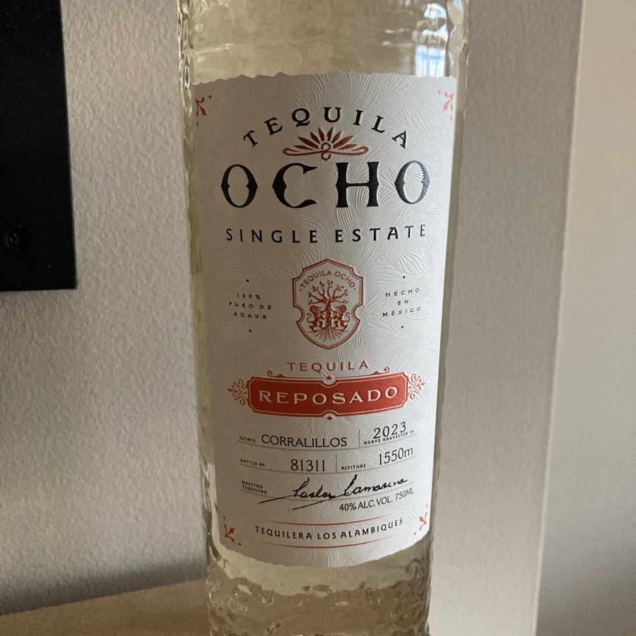 Tequila Ocho Reposado Corralillos 2023