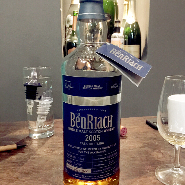 BenRiach 14 year 2005 Rum Cask exclusive Australian bottling