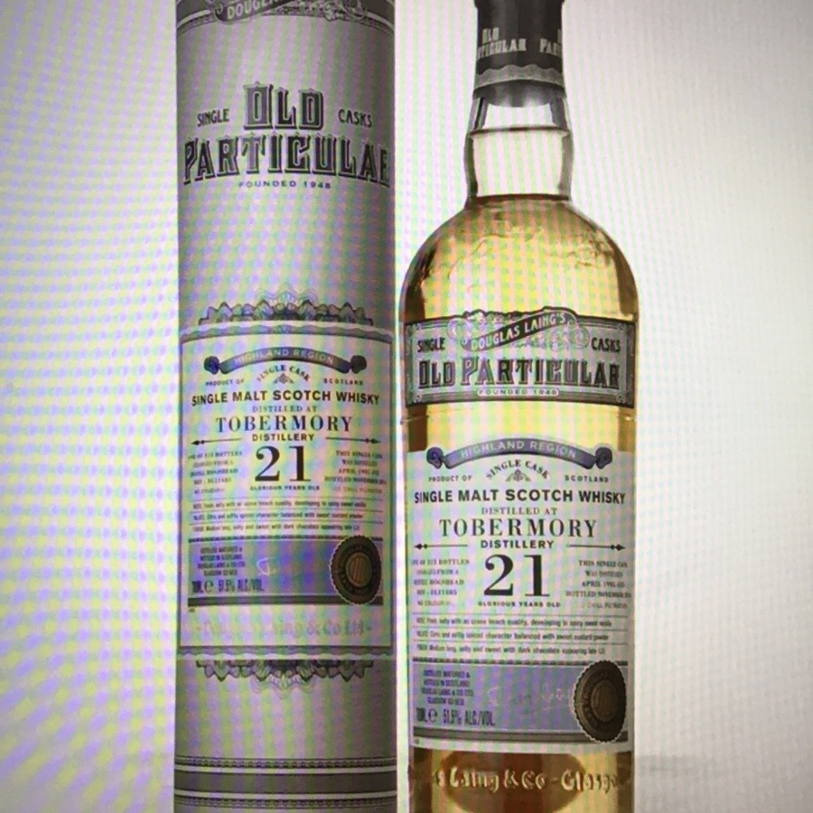 Tobermory 21 Year Old 1995 (cask 11485) Old Particular (Douglas Laing) Whisky