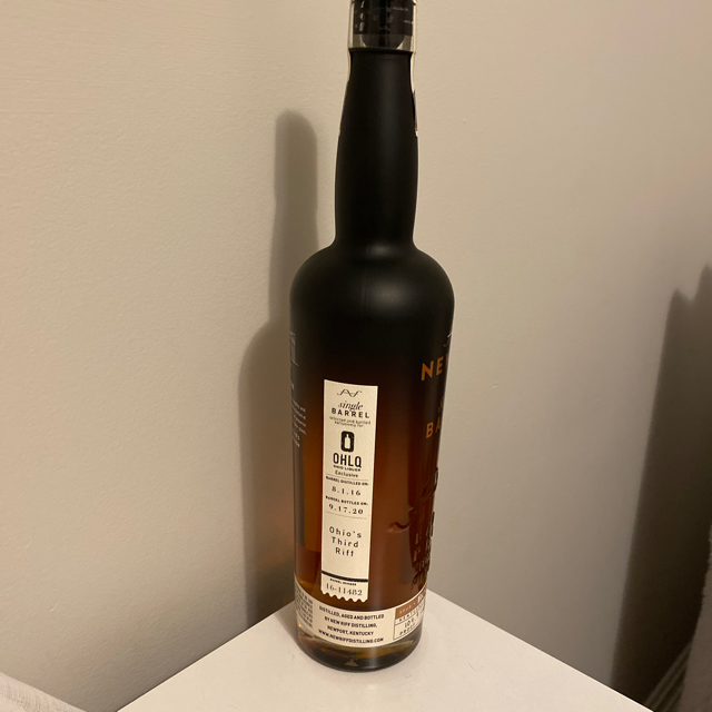 New Riff Single Barrel OHLQ Barrel Pick