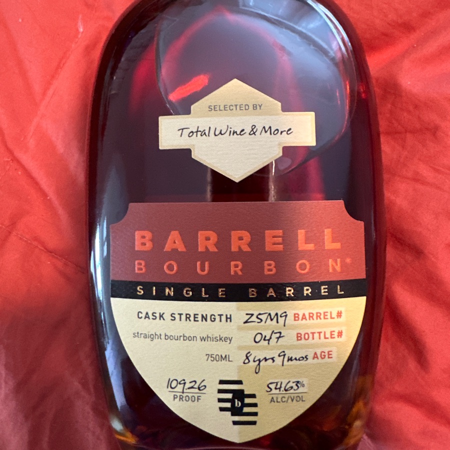Barrell Bourbon Single Barrel Cask Strength Z5M9