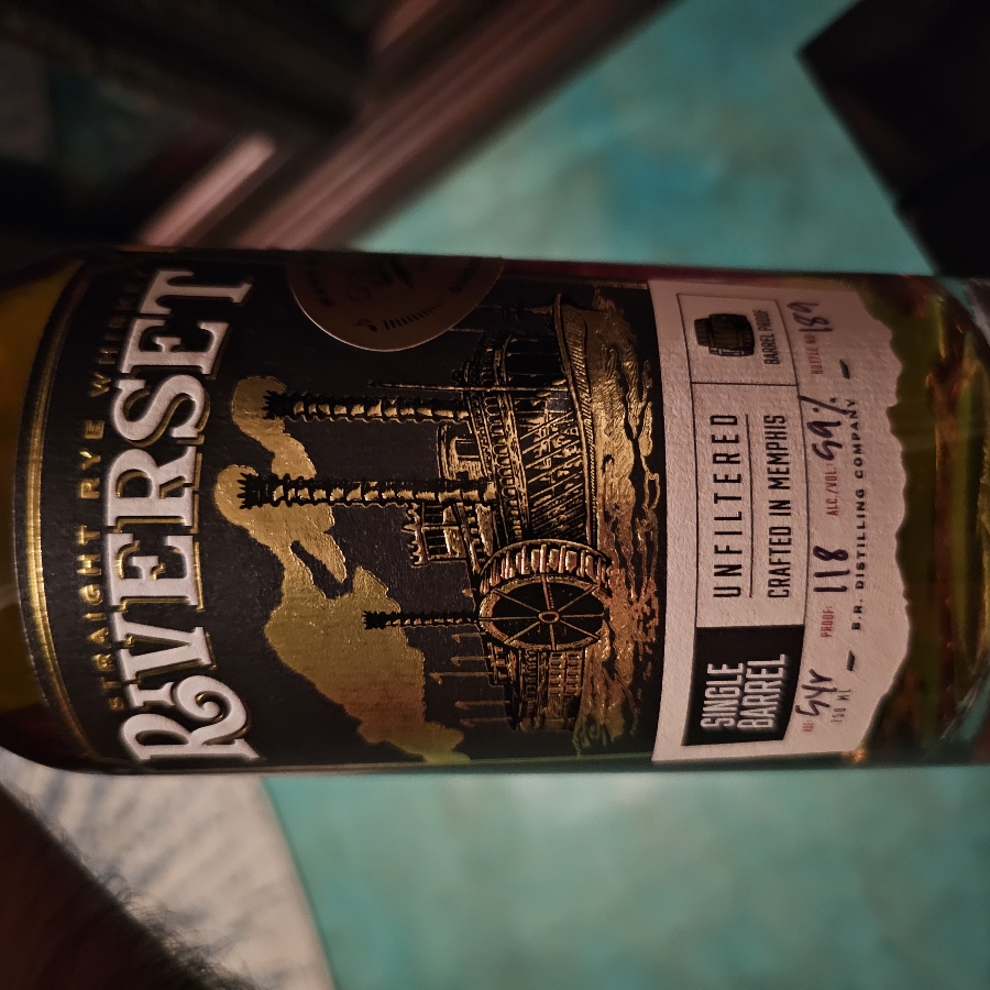Riverset Straight Rye Whiskey Single Barrel (Caesar's)