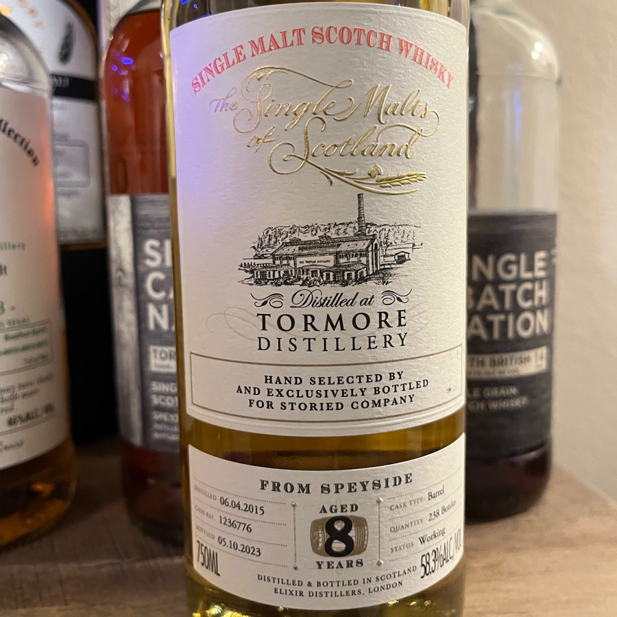 Tormore 2015 8 Year (The Single Malts of Scotland)