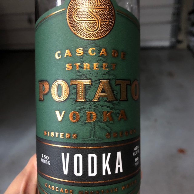 Cascade potato vodka