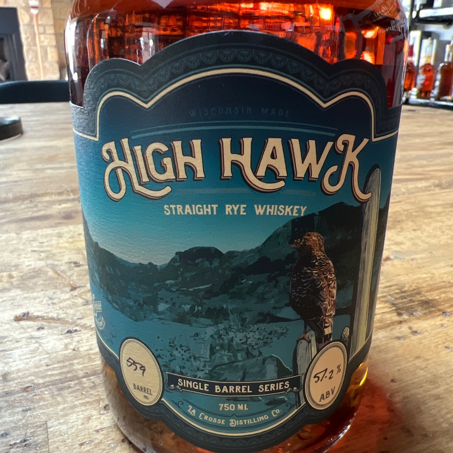 HIgh Hawk Single Barrel Straight Rye Whiskey