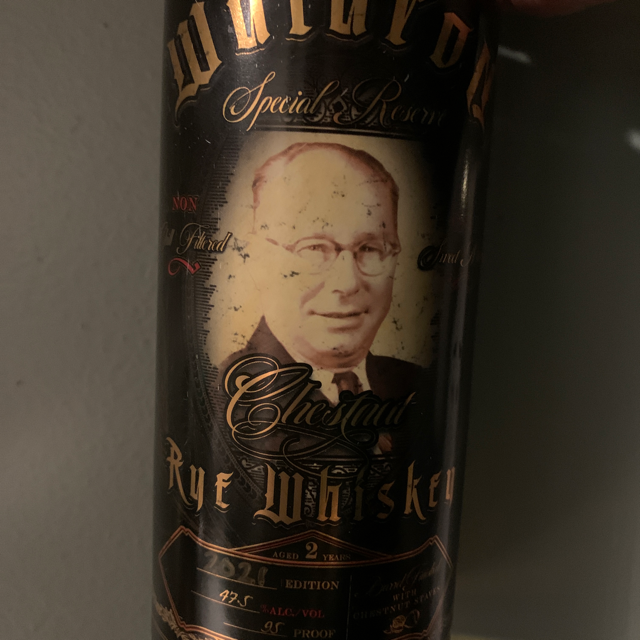 F. A. Waldron special reserve chestnut rye whiskey