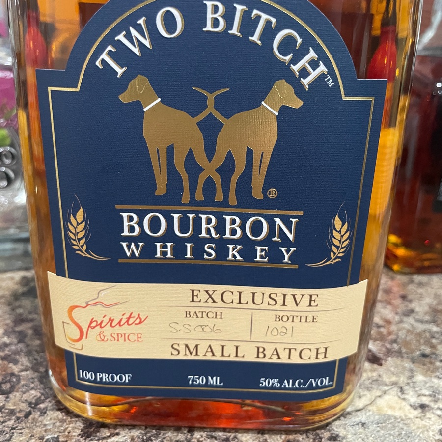 Two Bitch Bourbon Whiskey