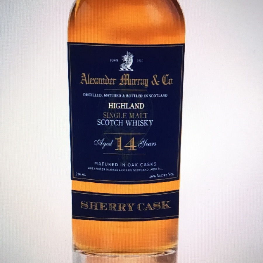 Alexander Murray & CO Highland Single Malt Scotch Whisky 14 Year Sherry Cask Finish