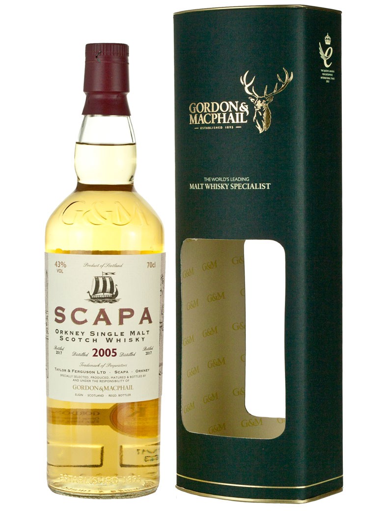 Scapa 2005 12 Year Distillery Labels (Gordon & MacPhail)