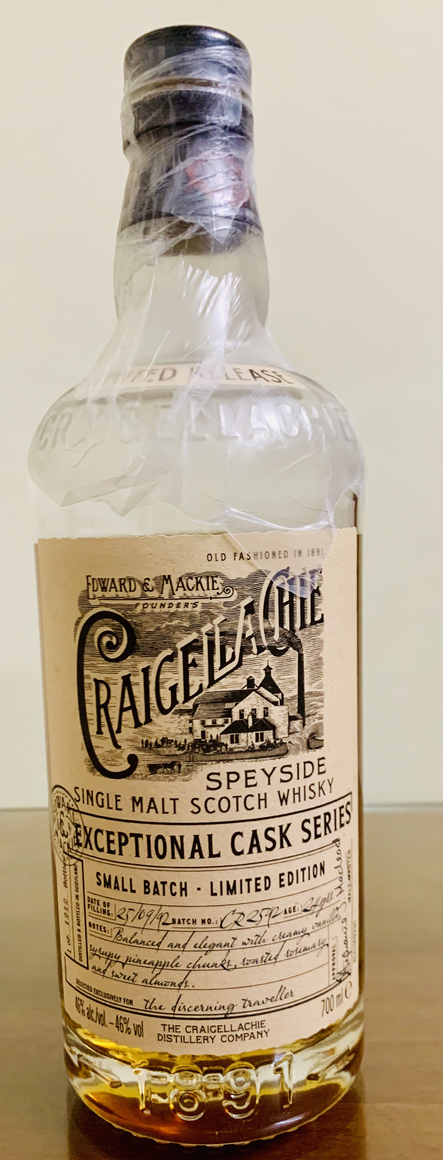 Craigellachie Exceptional Cask Series