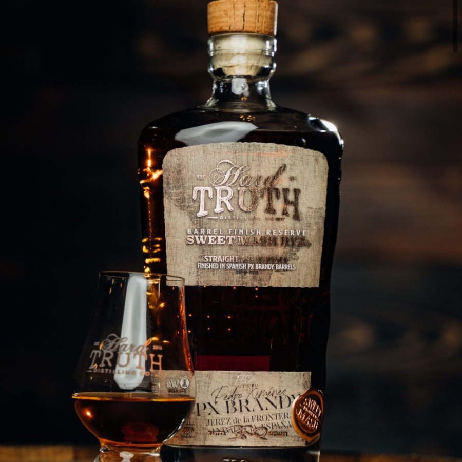 Hard Truth Barrel Finish Reserve Sweet Mash Rye Finished In PX Brandy Barrels