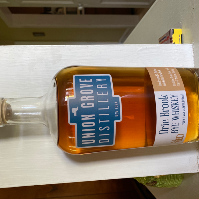 Union Grove Distillery Drie Brook Rye Whiskey