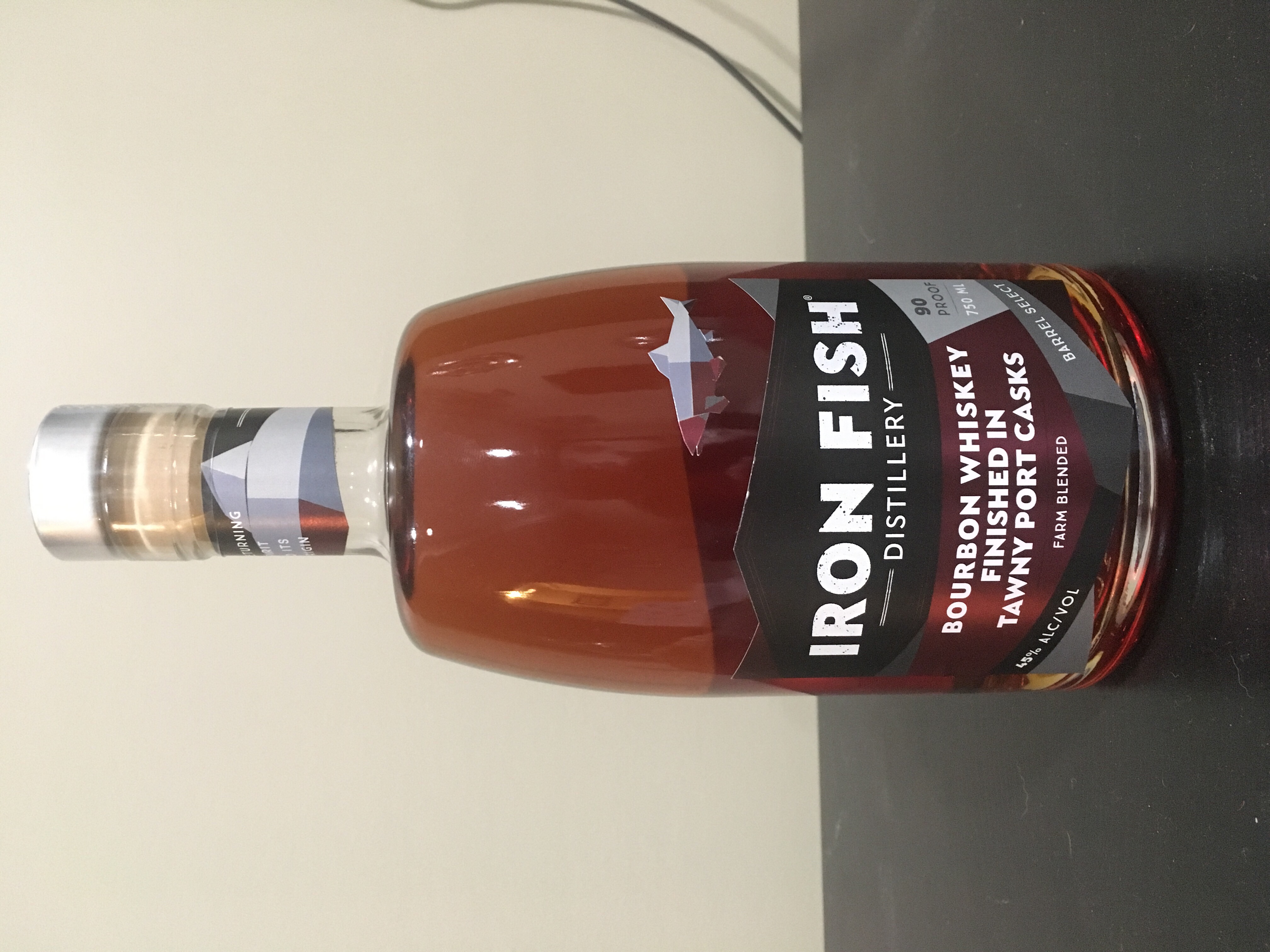 Iron Fish Bourbon Finished in Tawny Port Casks