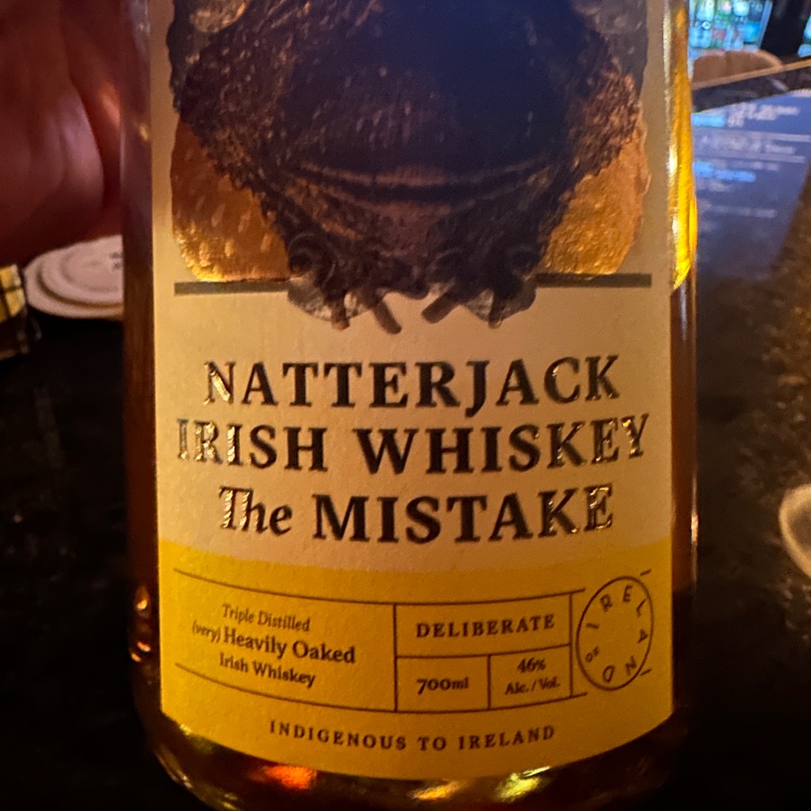 Natterjack The Mistake Irish Whiskey