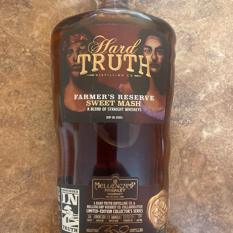 Hard Truth x Mellencamp Farmer's Reserve Sweet Mash Blend of Straight Whiskeys