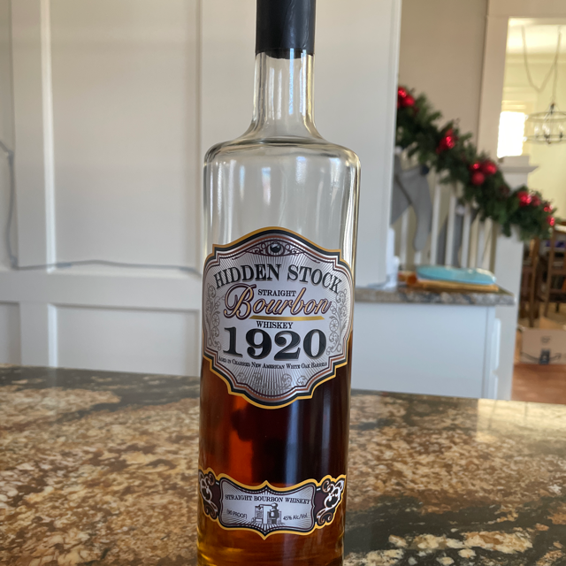 Hidden Stock Straight Bourbon Whiskey