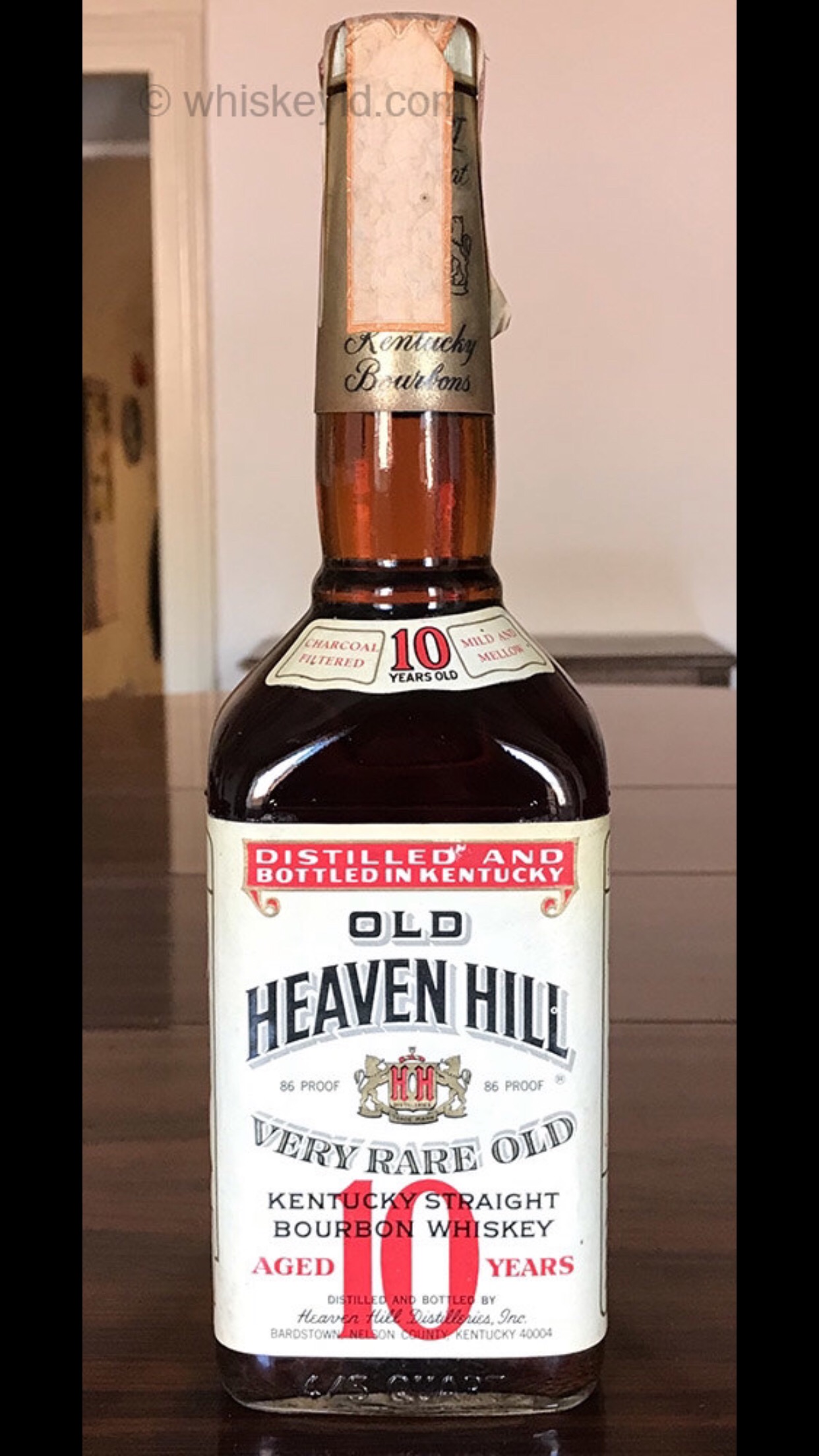 Heaven Hill 10 year Japanese export