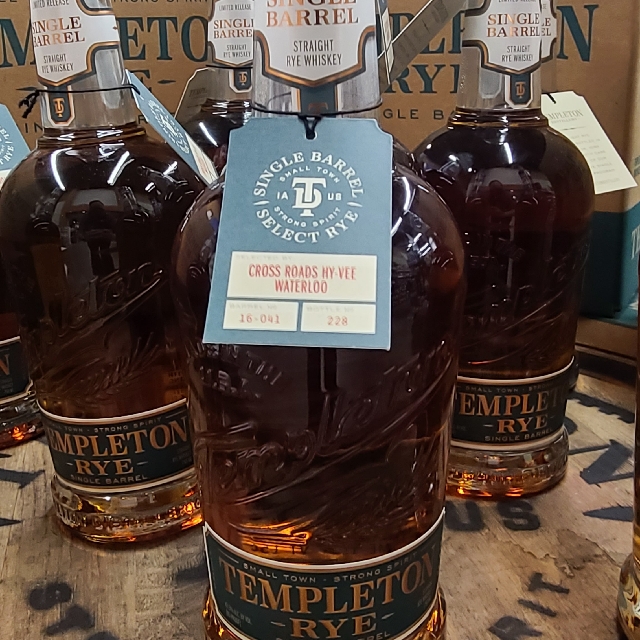 Templeton Rye, Crossroads Hy-Vee single barrel
