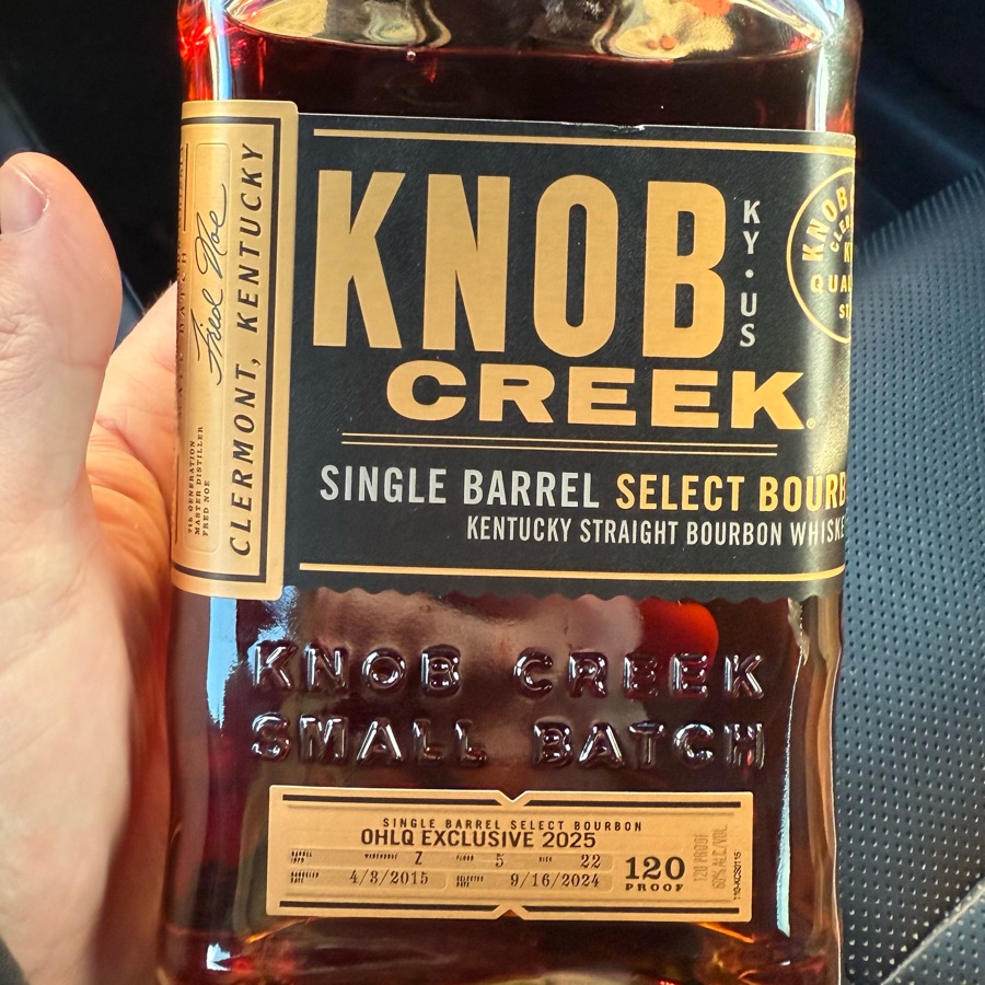 Knob Creek Single Barrel Select (OHLQ Exclusive 2025)