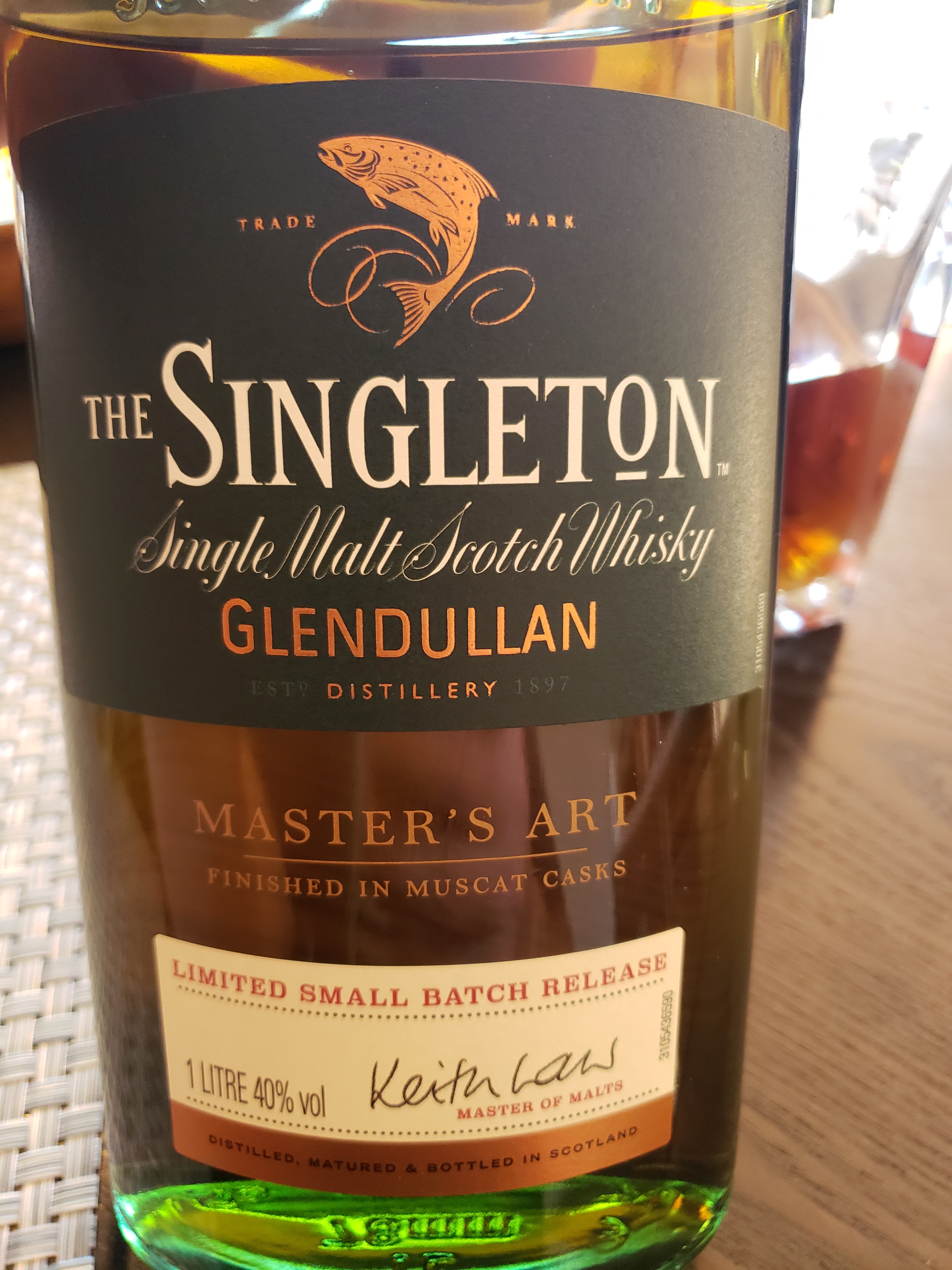 Singleton of Glendullan Master's Art