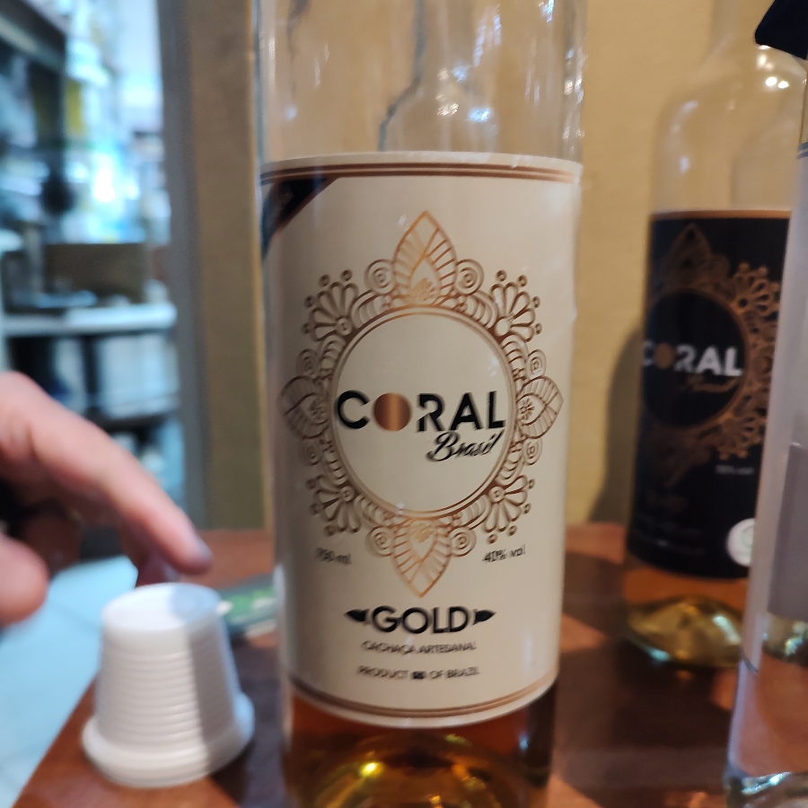 CACHAÇA CORAL BRASIL GOLD