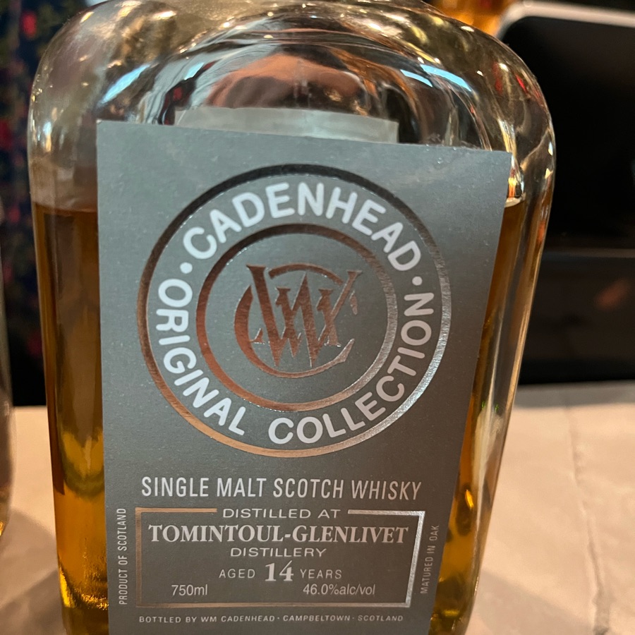 Tomintoul-Glenlivet 14 Years (Cadenhead's Original Collection)