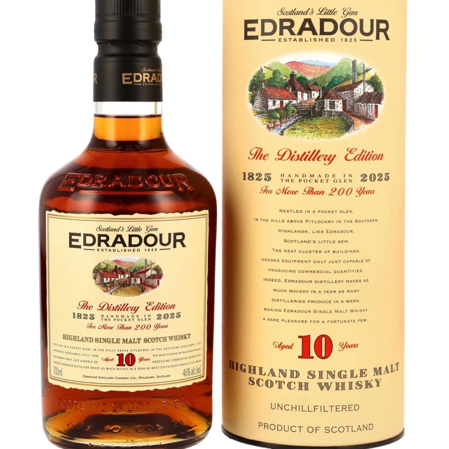 Edradour 10 Year Old Distillery Edition - 46% - Oloroso Sherry Casks - 200 Years Edition