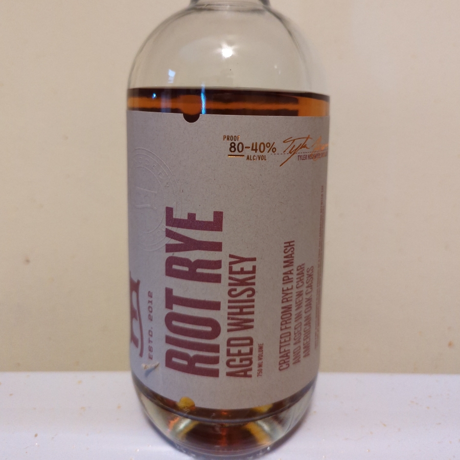 Riot Rye Aged Whiskey