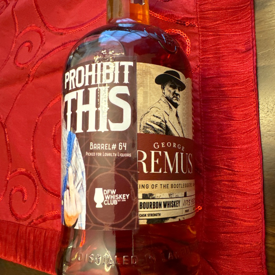 George Remus Bourbon - DFWWC pick