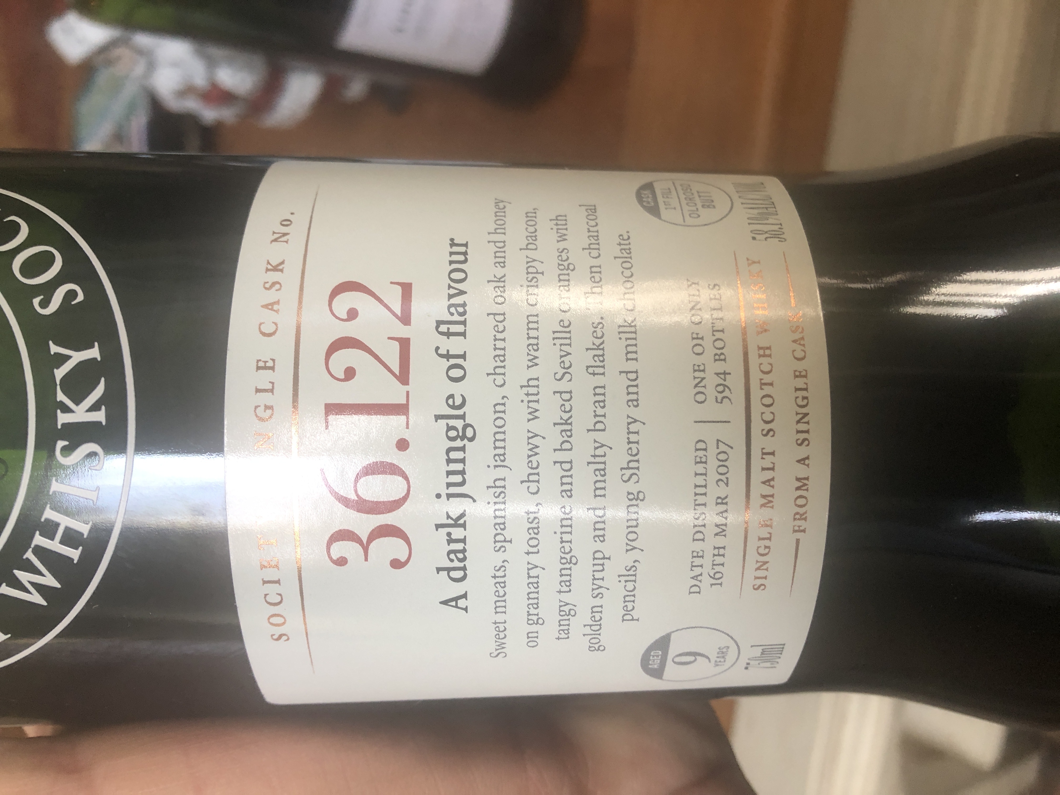 A dark jungle of flavour 36.122