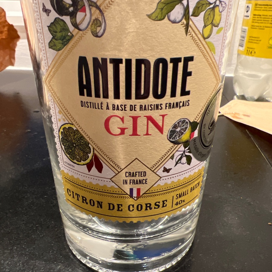 Antidote Citron de Corse Gin
