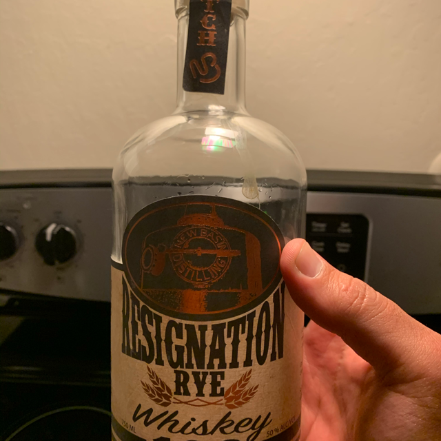 Resignation Rye Whiskey