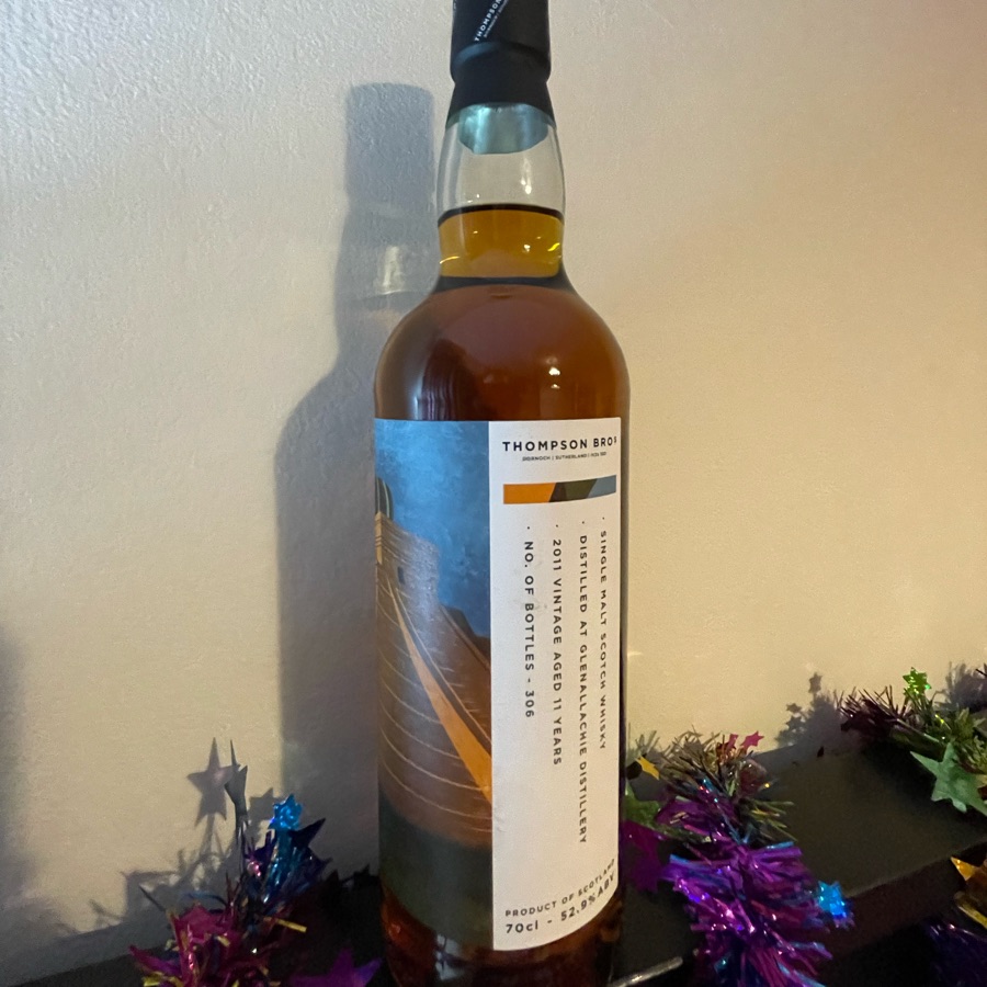 Thompson Brothers Glenallachie 11 Year