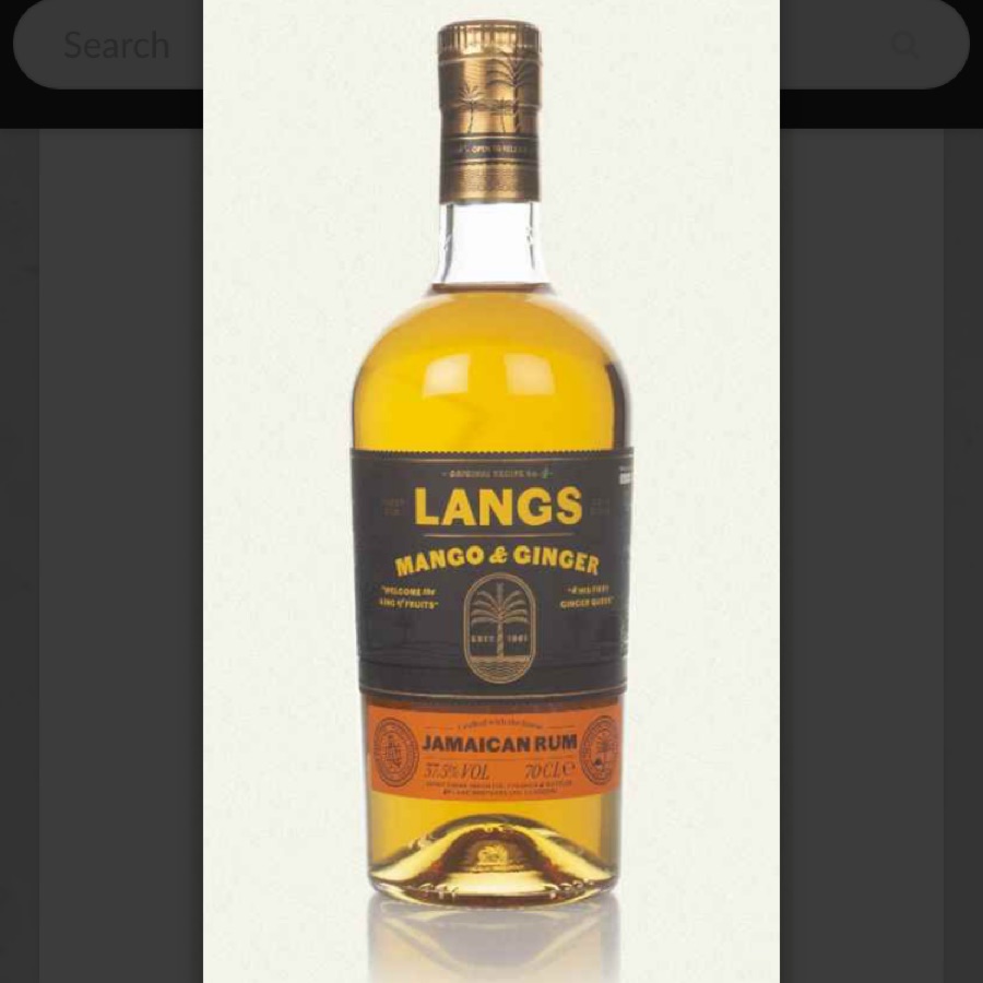 Langs Mango & Ginger Rum