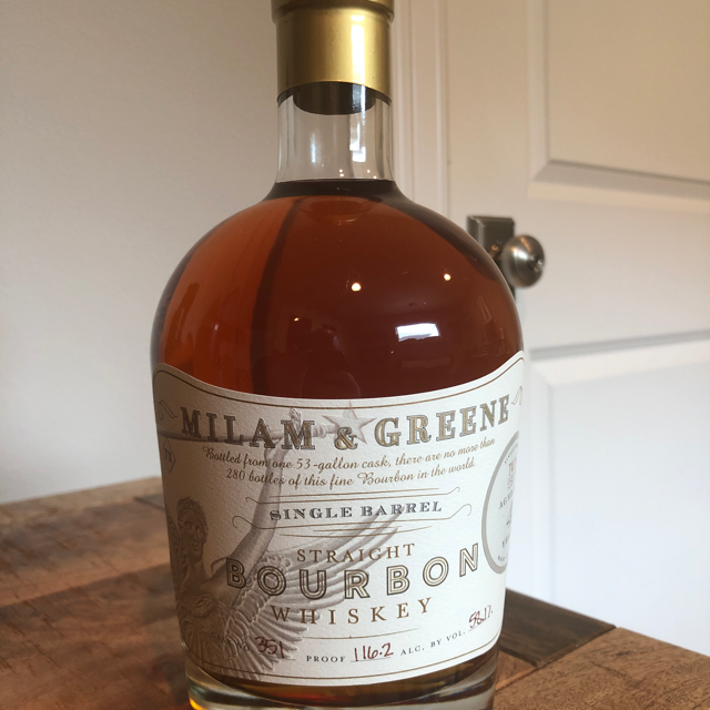 Milam & Greene 4 Year Straight Bourbon Single Barrel #351 (Twin Liquors)