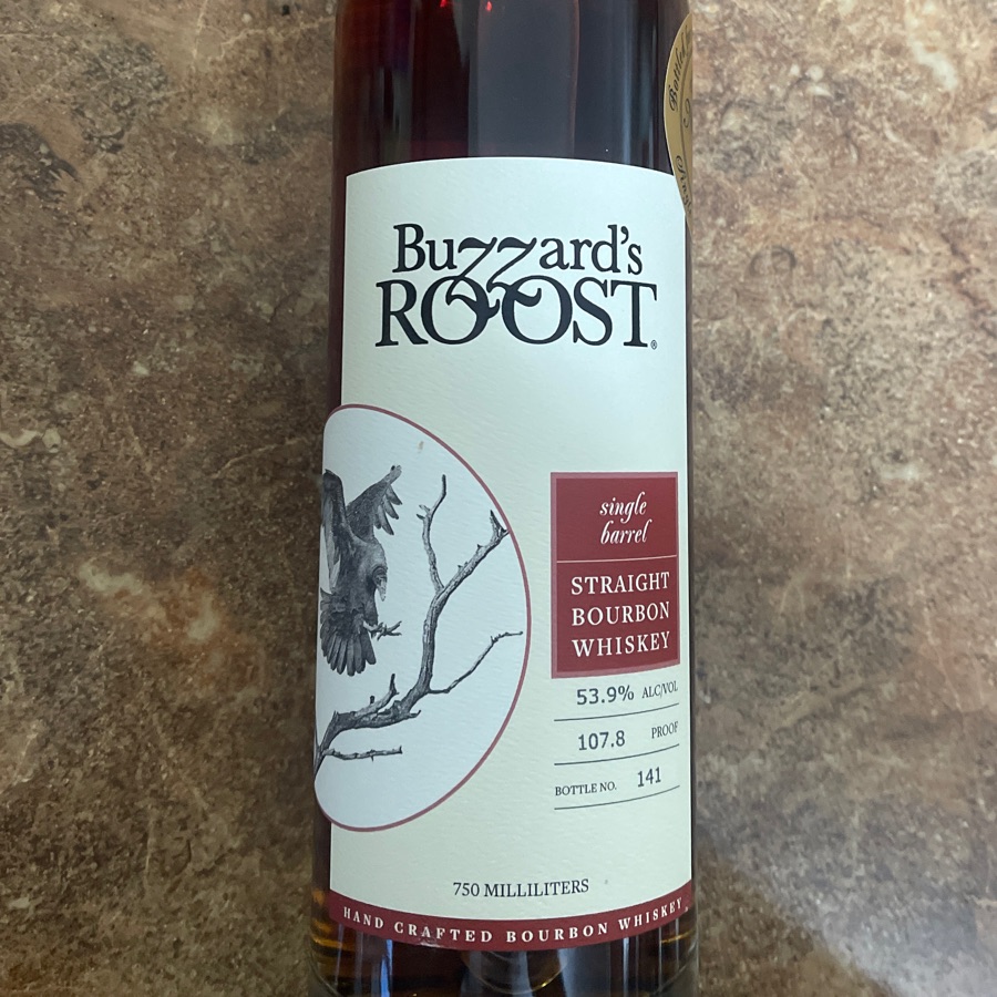 Buzzard's Roost Single Barrel Straight Bourbon Whiskey - Founders 9 Year Old