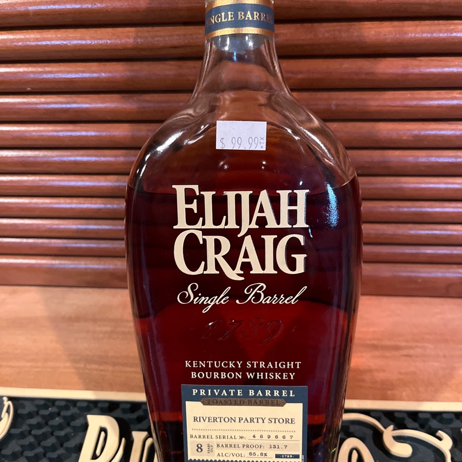 Elijah Craig Single Barrel Private Barrel RPS pick