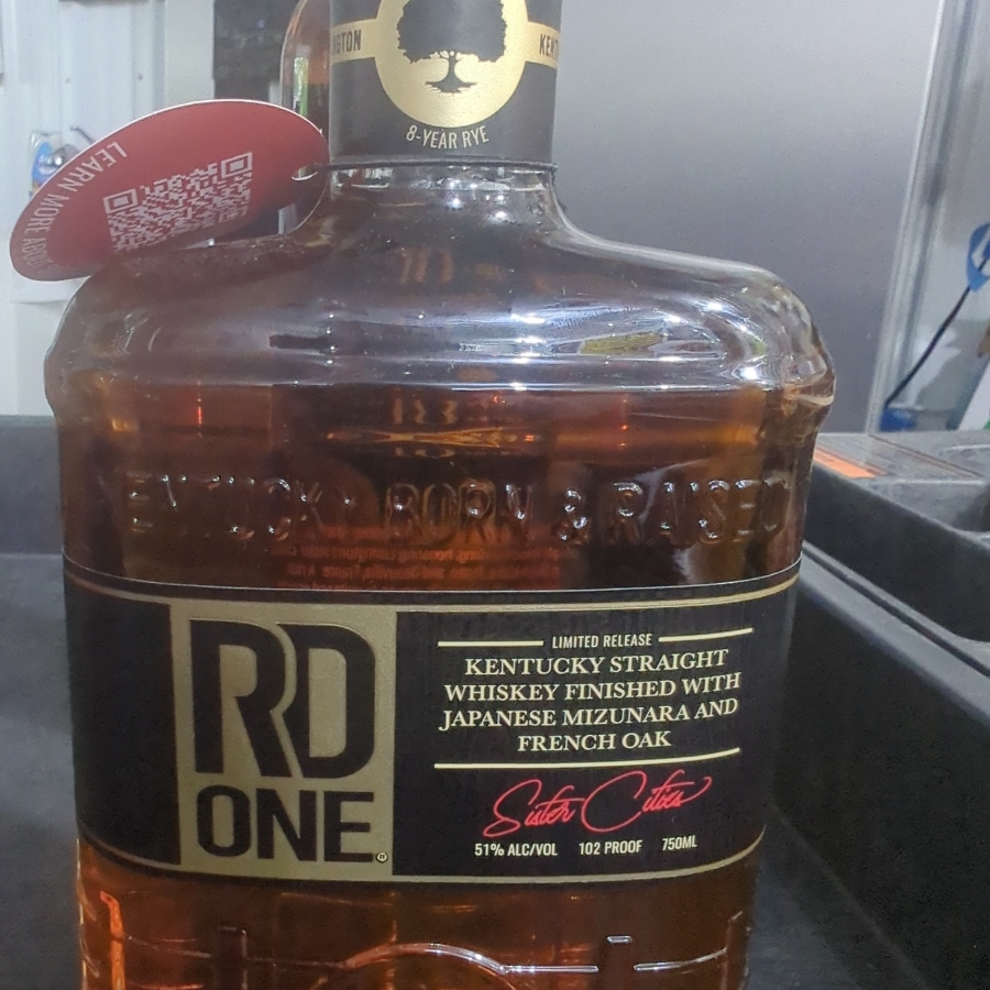 RD One Kentucky Straight Whiskey Finished with Japanese Mizunara and French Oak