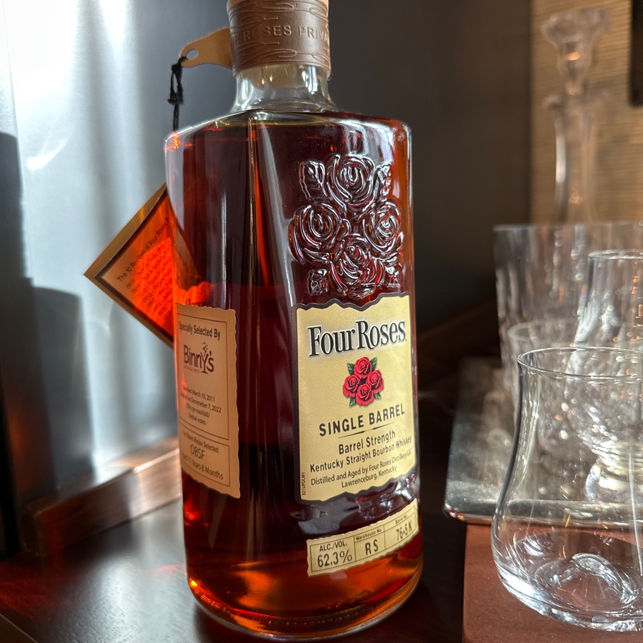 Four Roses Single Barrel Private Selection Barrel Strength OBSF