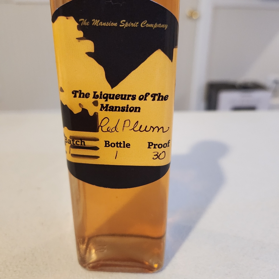 The Mansion Spirit Company Red Plum Liqueur