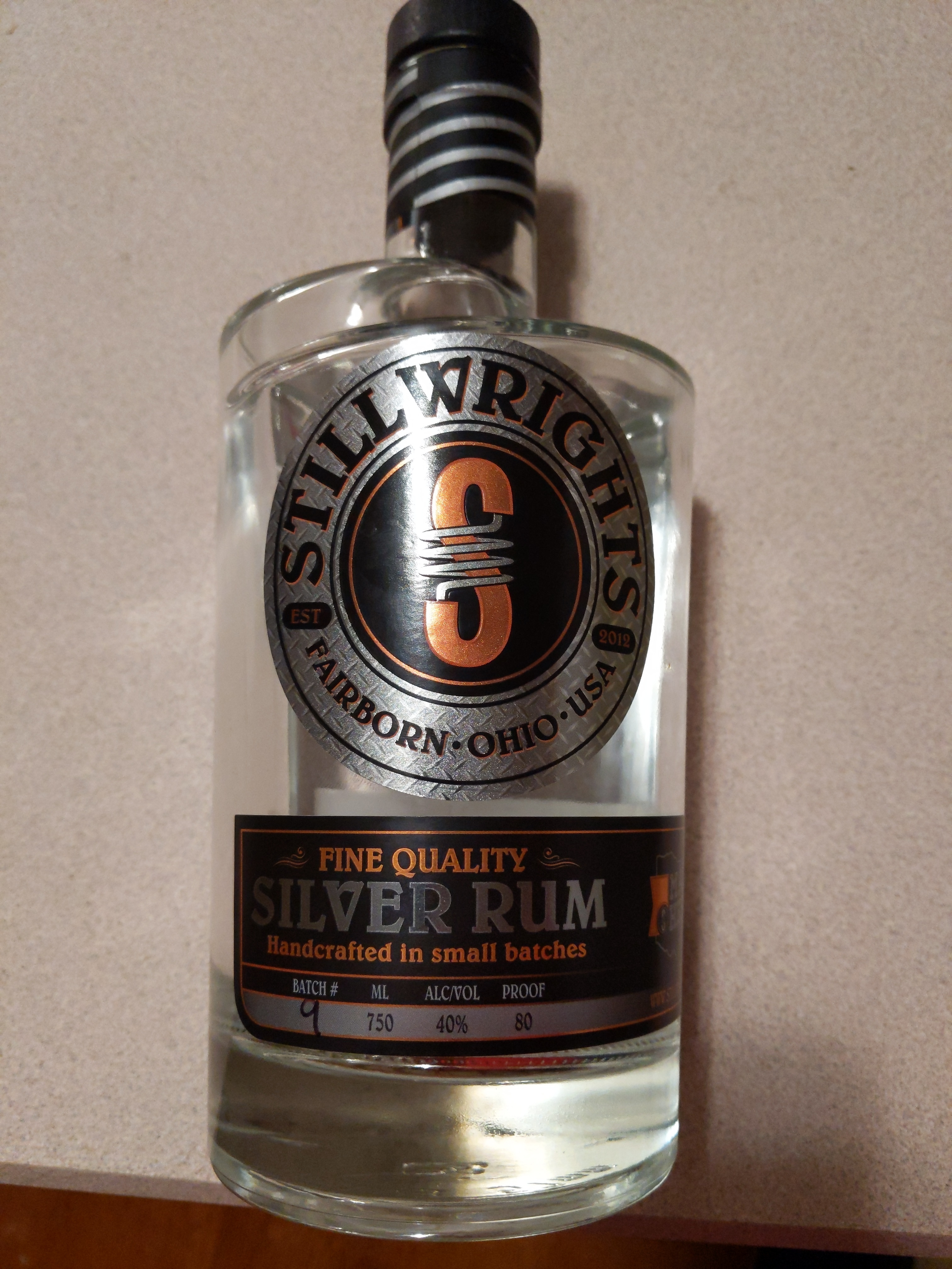Stillwright's Silver Rum