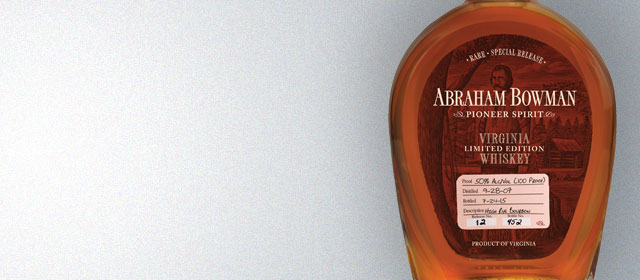 Abraham Bowman High Rye Bourbon