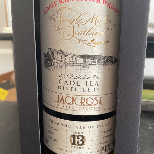 Caol Ila 13 years old (Single Malts of Scotland) (Jack Rose Pick)