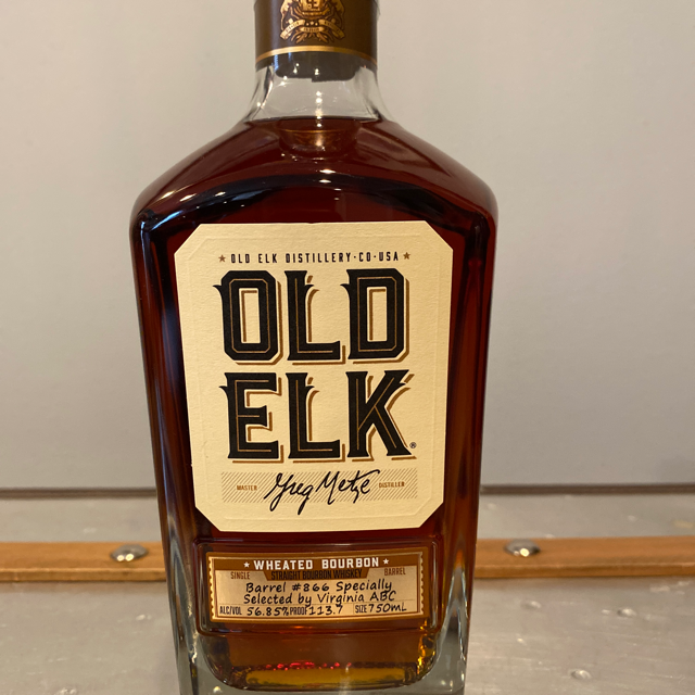 Old Elk Wheated Bourbon Virginia ABC Select Barrel #866