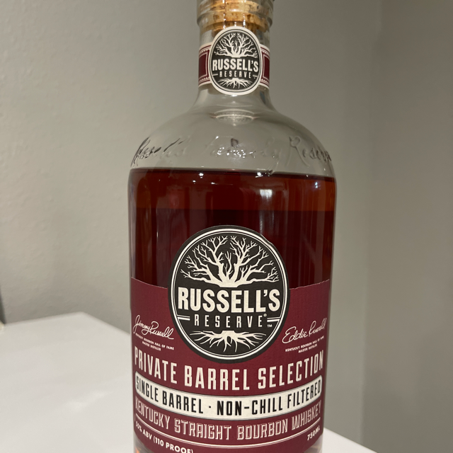 Russell's Reserve Private Barrel Selection Single Barrel #19-1760