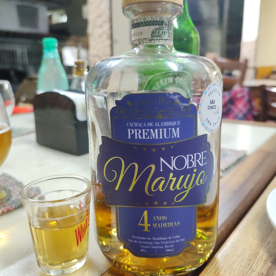 CACHAÇA NOBRE MARUJO 4 MADEIRAS 4 ANOS