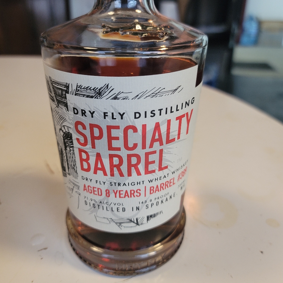 Dry Fly Specialty Barrel 8 Year Straigh Wheat Whiskey