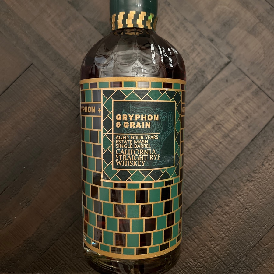 Gryphon & Grain Straight Rye Whiskey