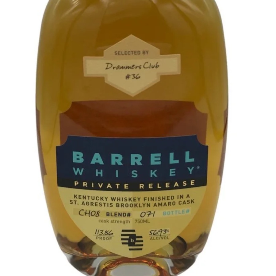 Barrell Craft Spirits Private Release - KY Whiskey Finished in St. Agrestis Amaro (Drammer's Club #36)