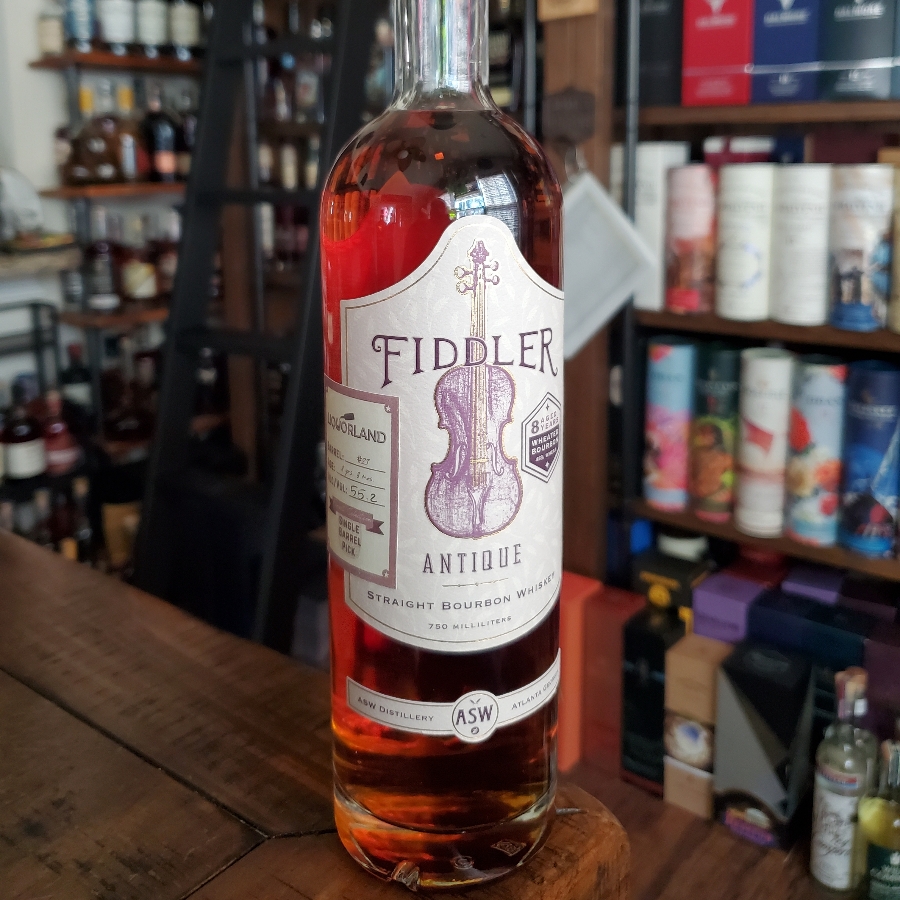 Fiddler Antique Straight Bourbon Whiskey 8yr (Liquorland Single Barrel Pick)